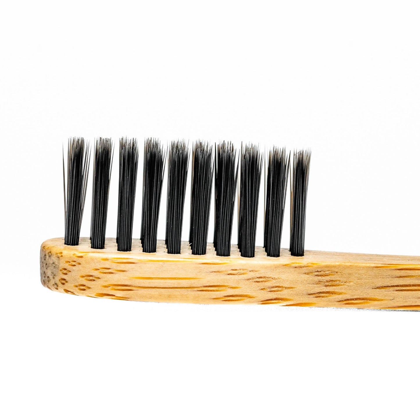 Bamboo Toothbrush Set 5-Pack - Medium Bristles, Charcoal Infused, BPA-Free, Organic, Vegan, Eco-Friendly