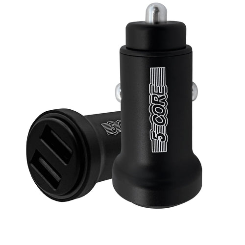 5 Core USB Car Charger Cigarette Lighter Adapter Dual USB Port Adapter