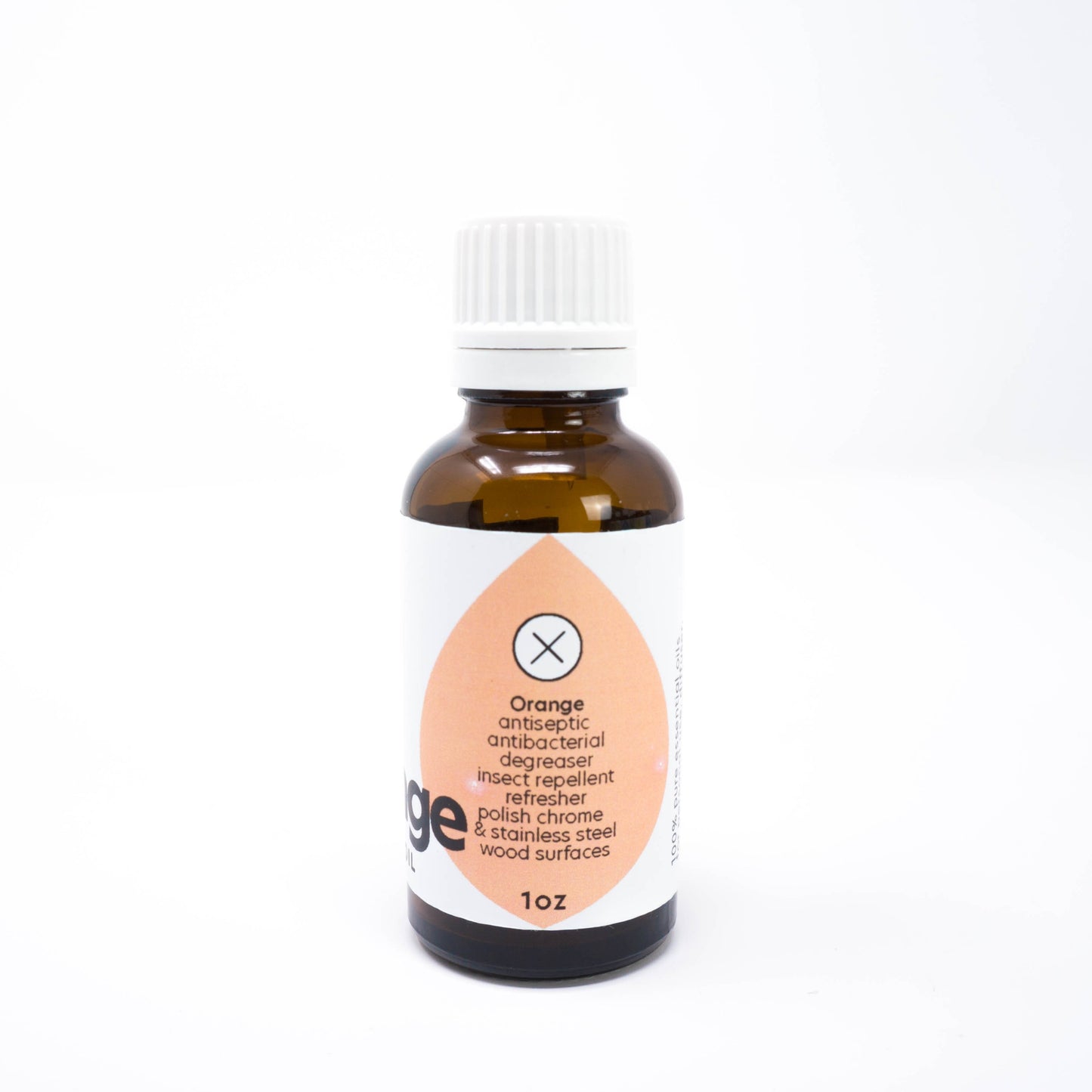 Orange Essential Oil - Glass Dropper (1oz)