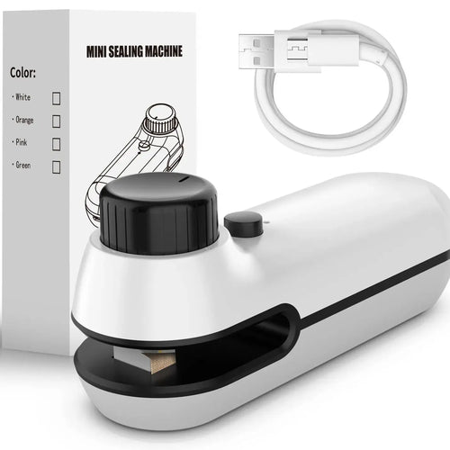 Rechargable 2 In 1 Bag Mini Heat Sealer, Storage Bag Plastic Package