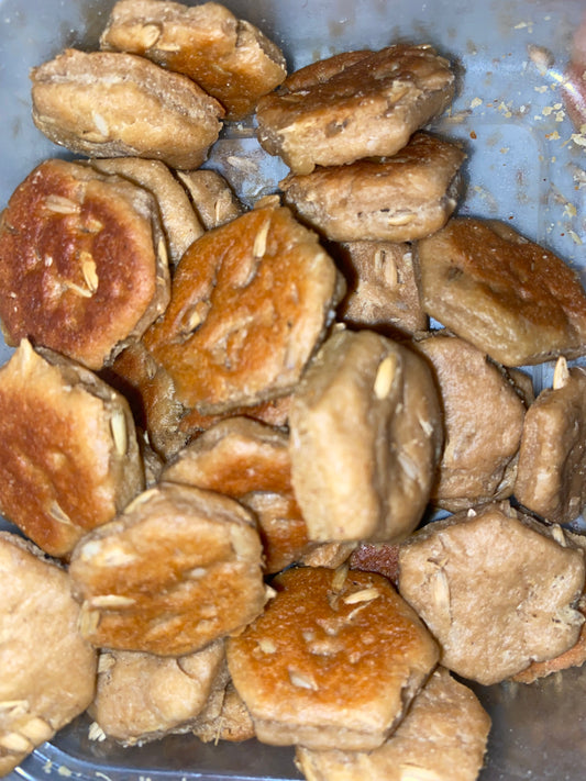 Calming & Joint Health Pet Treats - All Natural, Freeze-Dried, Peanut Butter & Apple Flavor, No Preservatives