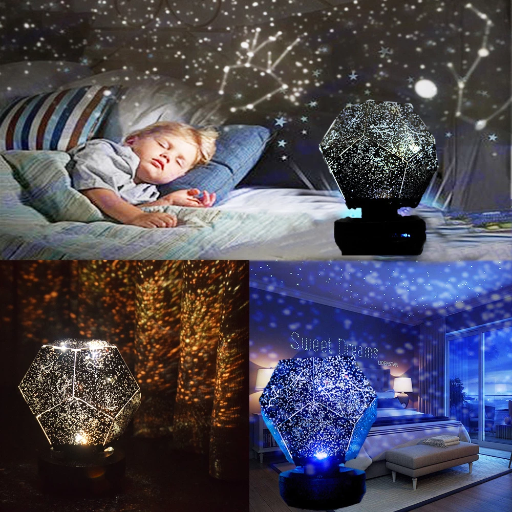 Bluetooth Speaker Star Light Projector - LED Galaxy Lamp, 3 Color Modes, Remote Control, Night Light for Kids & Nursery