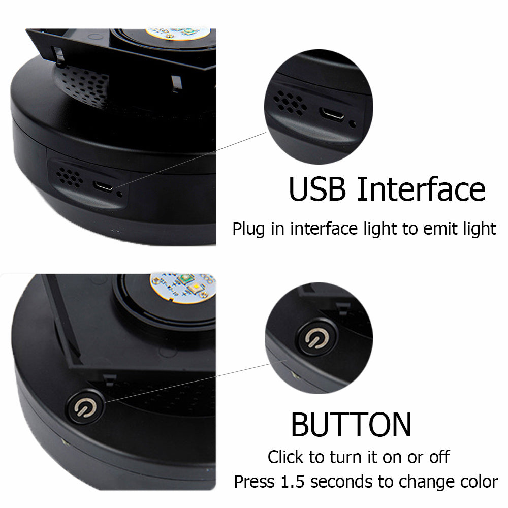 Bluetooth Speaker Star Light Projector - LED Galaxy Lamp, 3 Color Modes, Remote Control, Night Light for Kids & Nursery