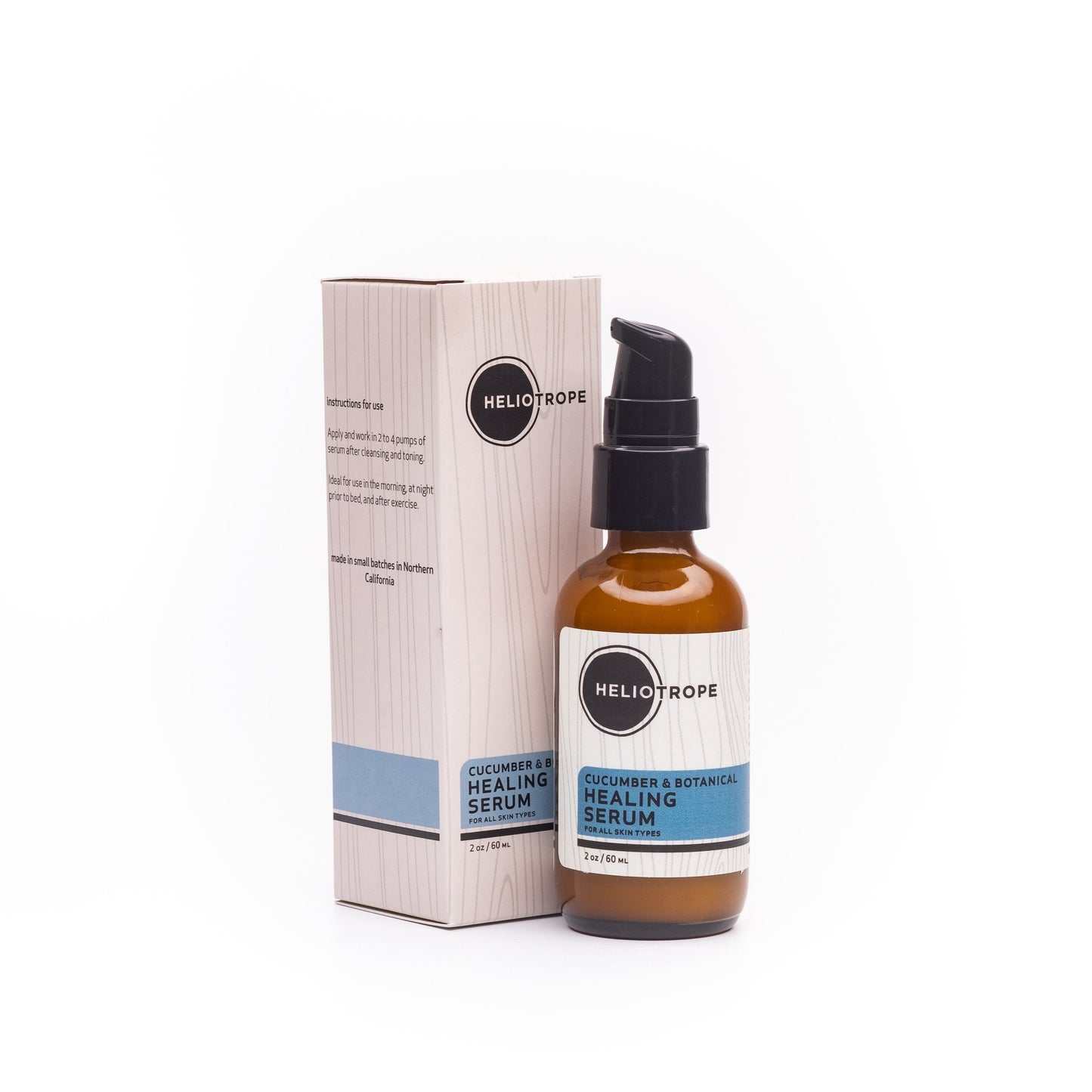 Cucumber & Botanical Healing Serum - Soothing Aloe & Hydrating Cucumber, Moisturizing for All Skin Types, 2 oz