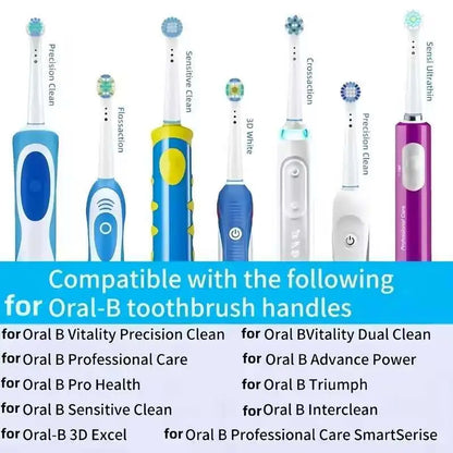 Compatible with Oral B electric toothbrush head p2/4000/3757/d12/3766